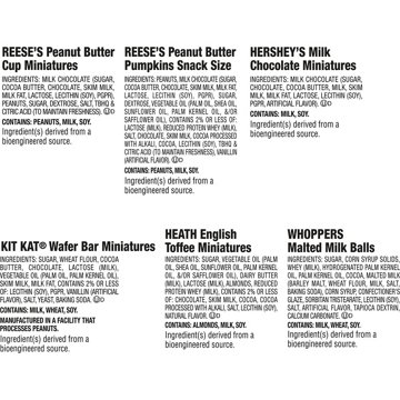 Hershey Assorted Halloween Candy Bulk Variety Bag - 110 Pieces, 35.93 oz