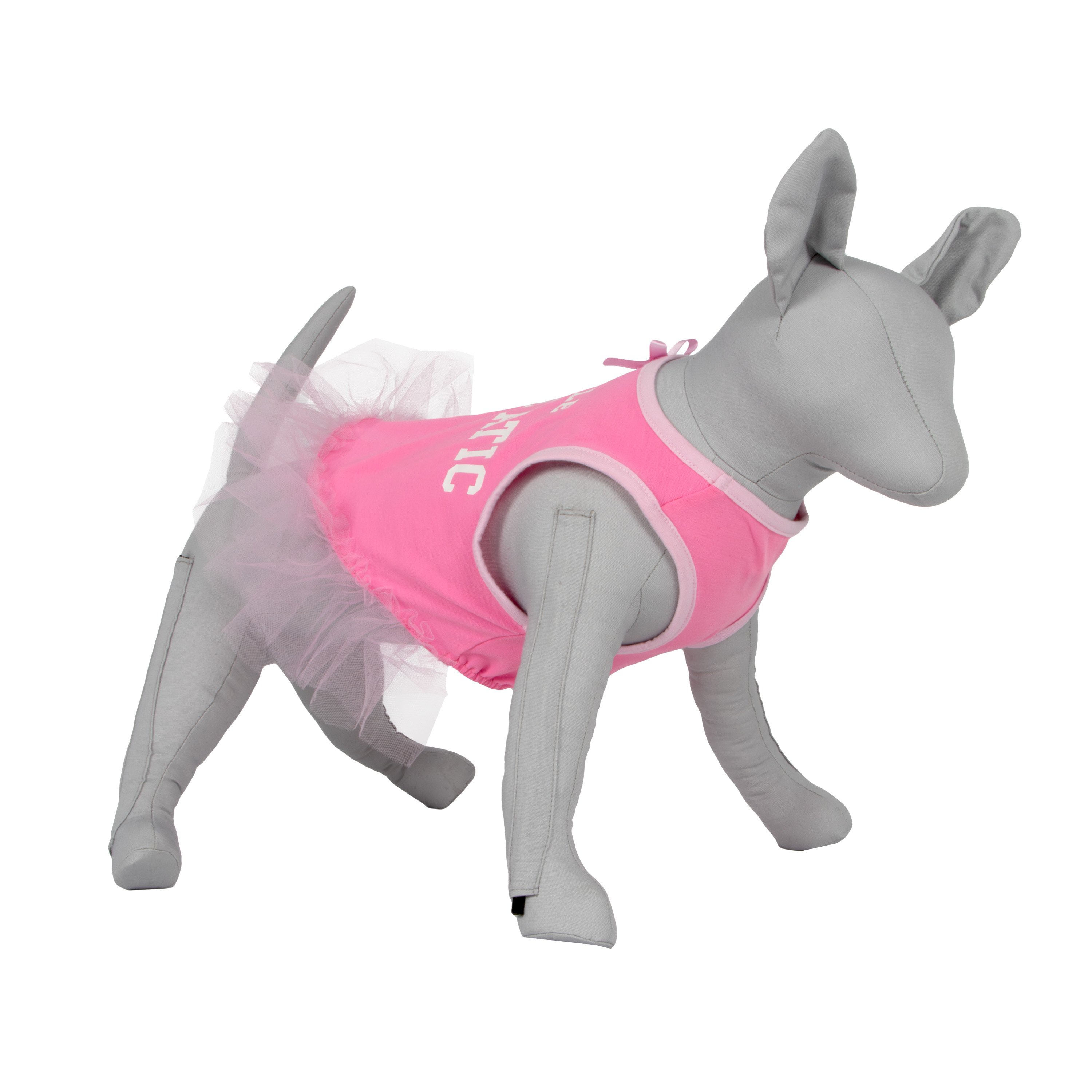 hot pink dog dress The Tiffany Hot Pink Silk Dog Dress
