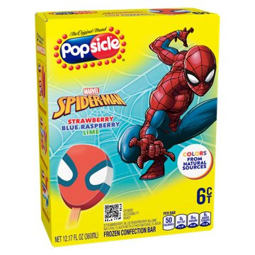 Popsicle Marvel Spider-Man Bars