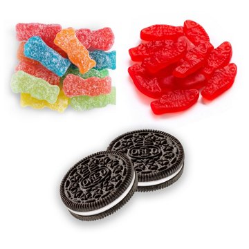 Sour Patch Kids, Swedish Fish & Oreo Assorted Halloween Candy