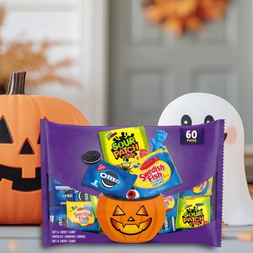 Sour Patch Kids, Swedish Fish & Oreo Assorted Halloween Candy