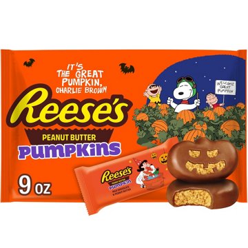 Reese's Milk Chocolate Snack Size Peanut Butter Pumpkins Halloween Candy