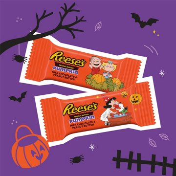 Reese's Milk Chocolate Snack Size Peanut Butter Pumpkins Halloween Candy