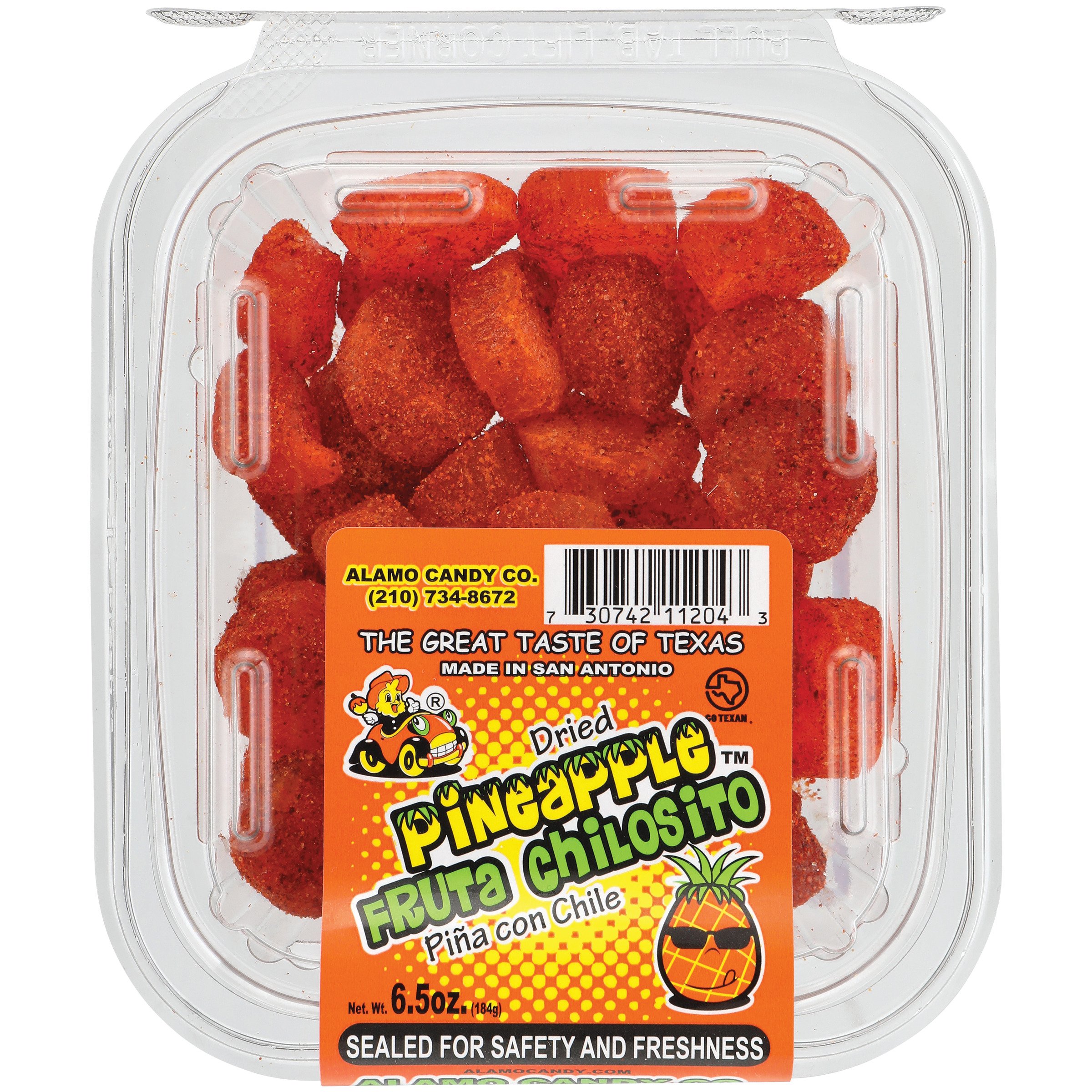 Alamo Candy Co. Dried Pineapple Fruta Chilosito - Shop Candy at H-E-B