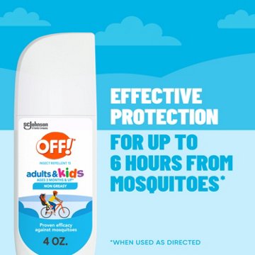 OFF! Adults & Kids Insect Repellent 15 Spray, 4 oz