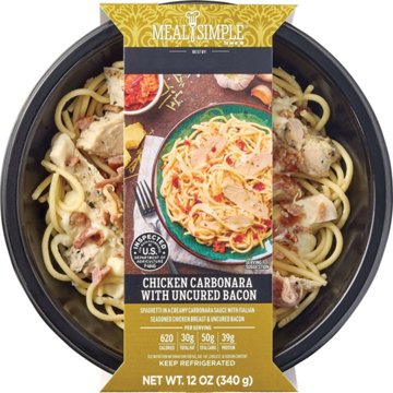 Meal Simple by H-E-B Chicken Bacon Carbonara Bowl