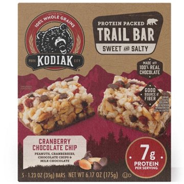 Kodiak 7g Protein Packed Trail Bar - Cranberry Chocolate Chip