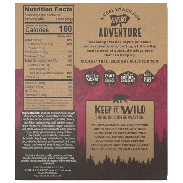 Kodiak 7g Protein Packed Trail Bar - Cranberry Chocolate Chip