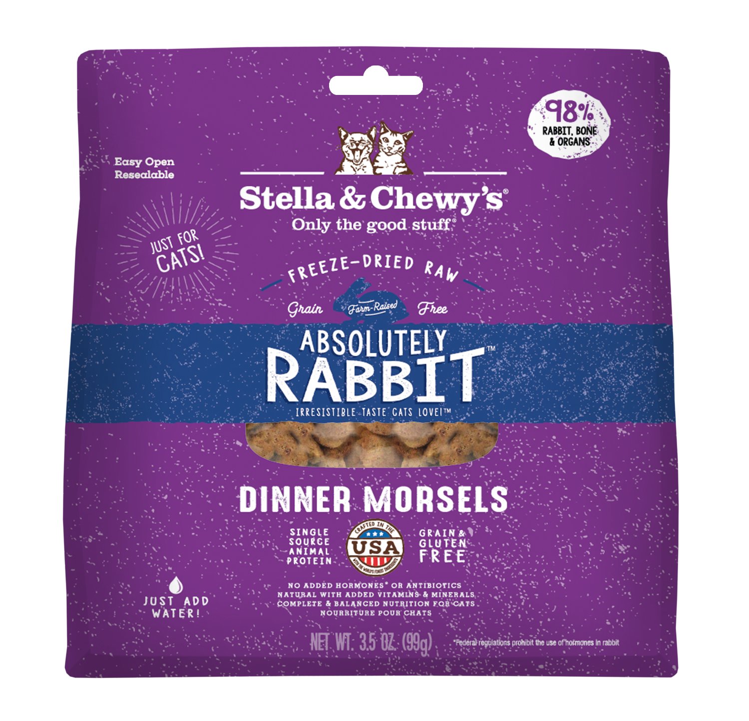 Stella & Chewy's Freeze Dried Dinner Morsels Meal Topper for Cats ...