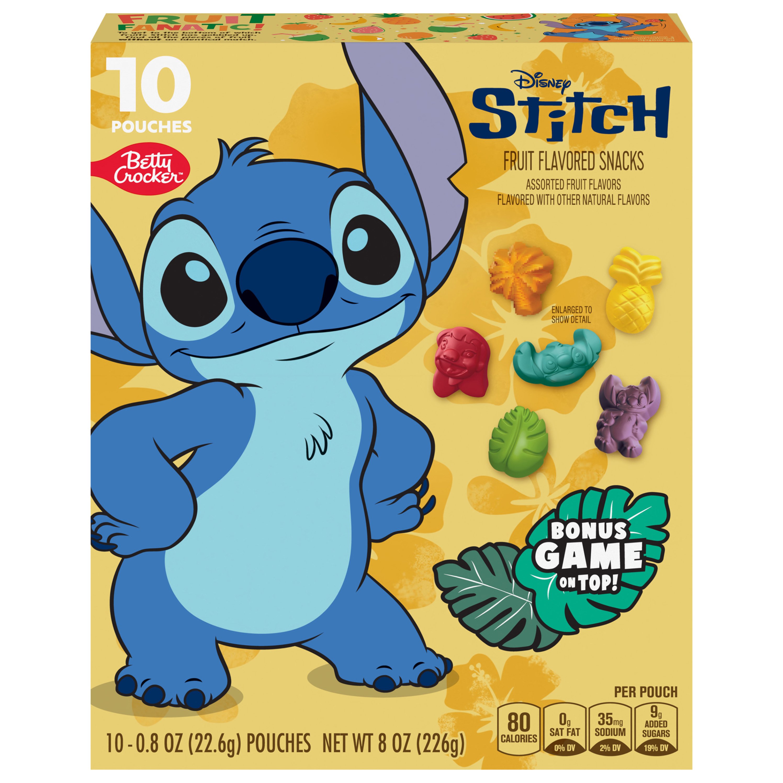 激レア90's m.c.A.T FRUITS USA S.Stitch　フェード Betty Crocker Disney Stitch Fruit Flavored Snacks - Shop Fruit