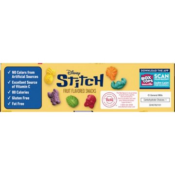 Betty Crocker Disney Stitch Fruit Flavored Snacks, 10 ct