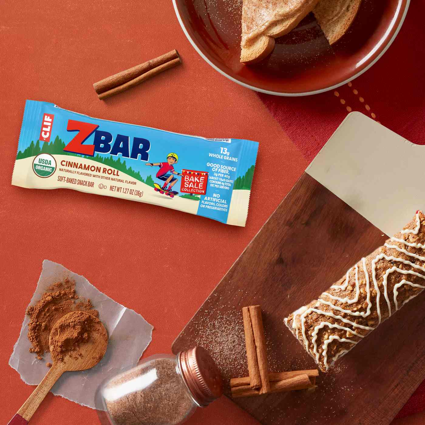 Clif Kid Z Bar Soft-Baked Snack Bars - Cinnamon Roll; image 7 of 9