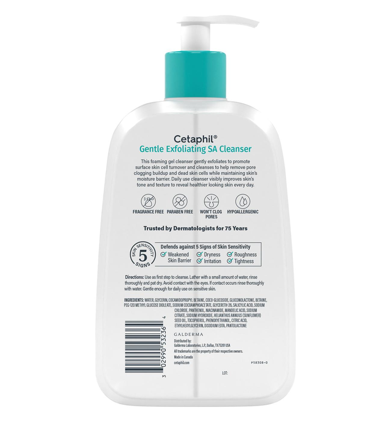 Cetaphil Gentle Exfoliating Salicylic Acid Cleanser; image 2 of 2