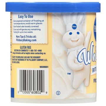 Pillsbury Whipped Buttercream Frosting