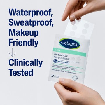 Cetaphil Fast Rescue Pimple Patches, 24 ct
