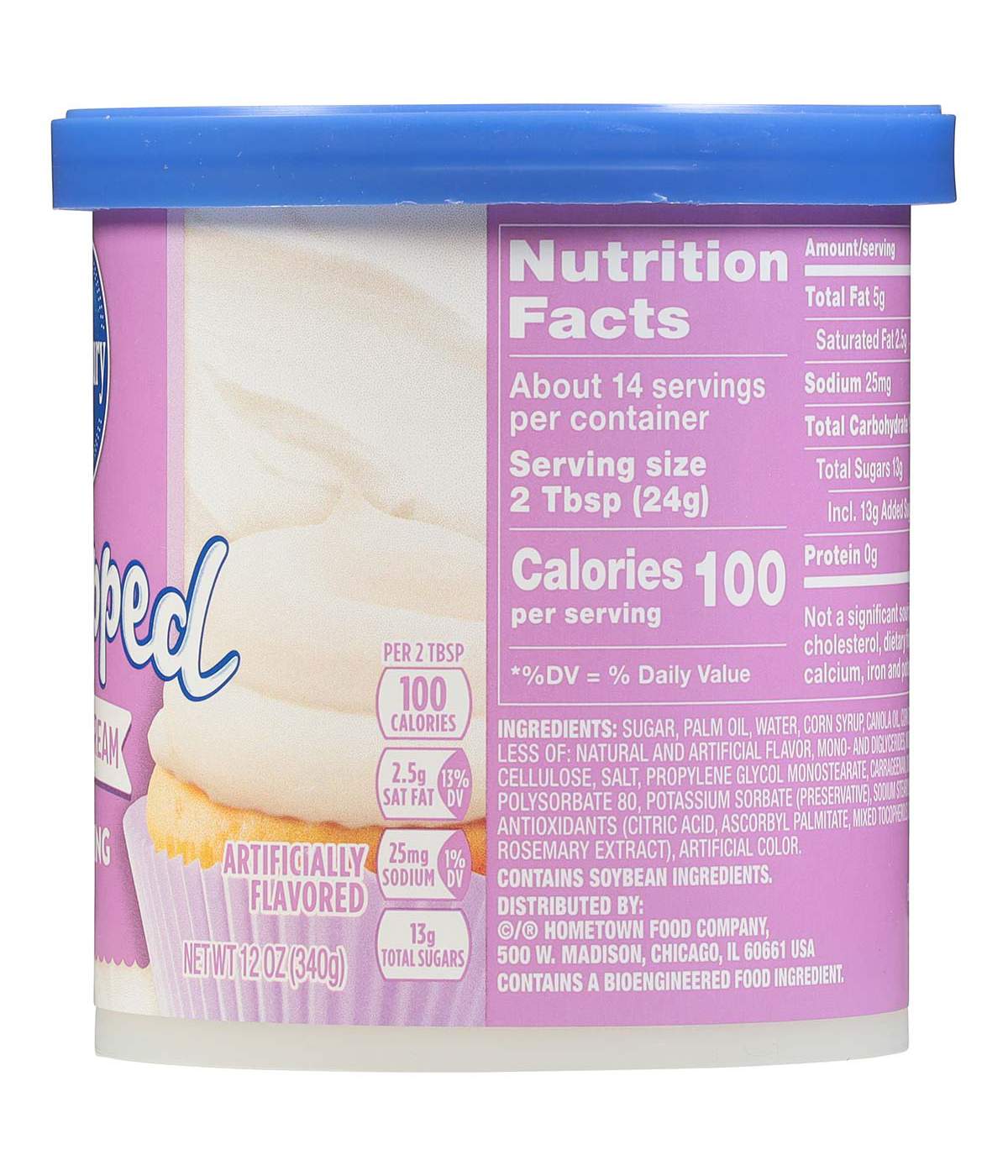 Pillsbury Whipped Sweet Cream Frosting; image 2 of 4