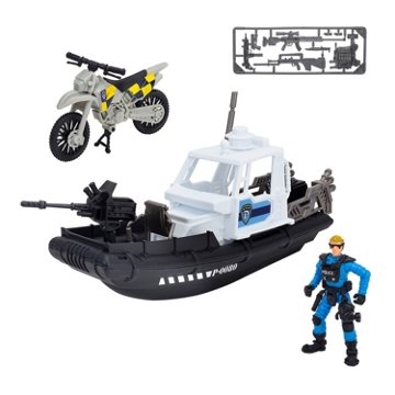 City Mission Coast Guard Air & Sea Boat Playset