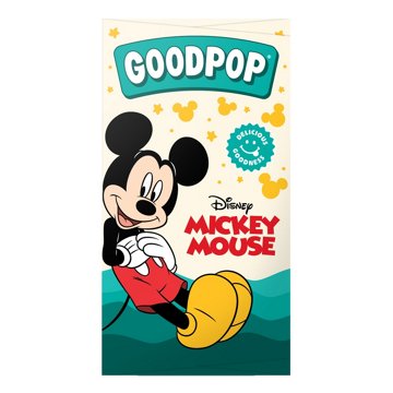 GoodPop Dairy Free Mickey Mouse Fudge n' Vanilla Pops, 6 ct