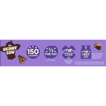 Skinny Cow Chocolate & Vanilla Double Trouble Ice Cream Sandwiches, 4 ct