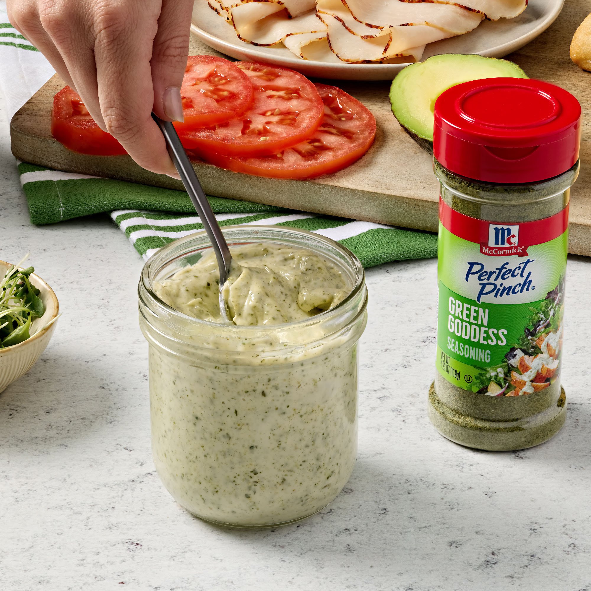 green goddess dressing heb McCormick Perfect Pinch Green Goddess Seasoning