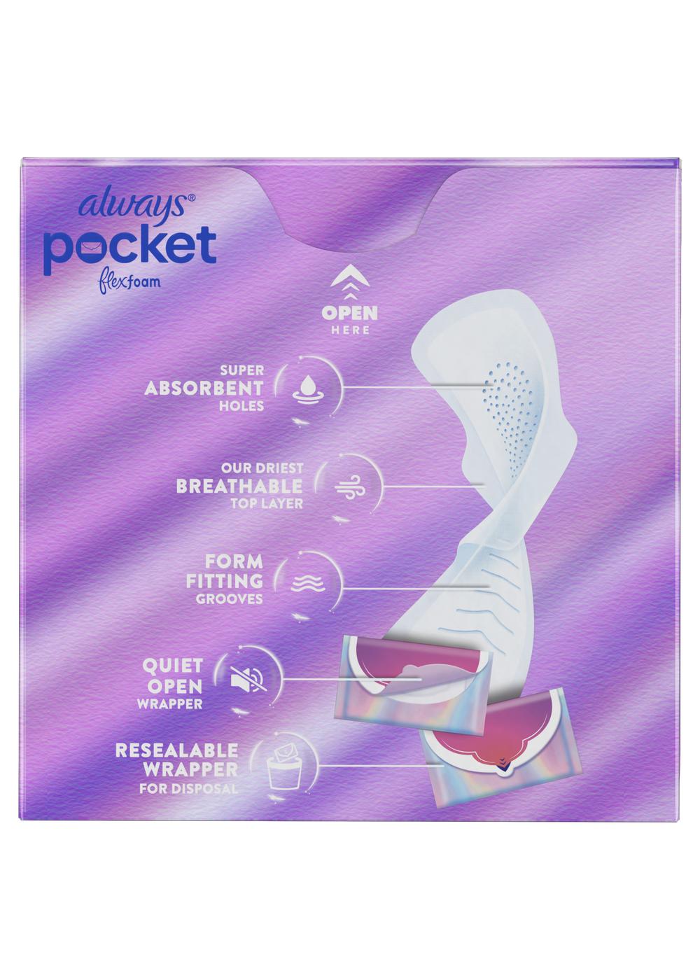 Always Pocket Flexfoam Pads with Wings - Heavy; image 2 of 2