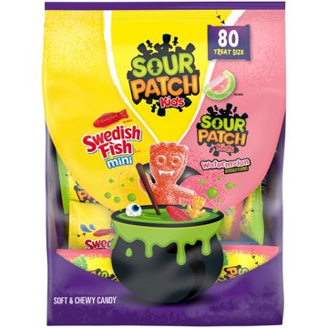 Sour Patch Kids & Swedish Fish Assorted Halloween Candy
