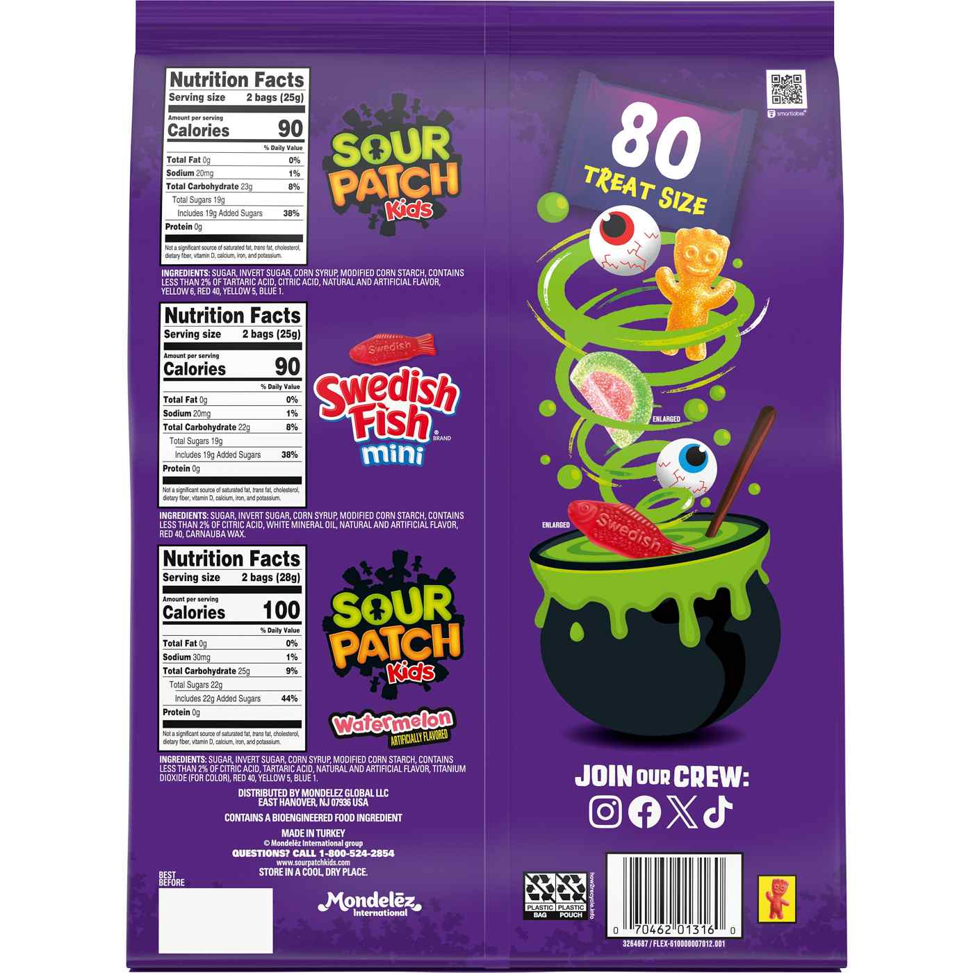 Sour Patch Kids & Swedish Fish Assorted Halloween Candy; image 3 of 10