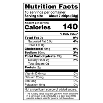 Tostitos Organic Blue Corn Tortilla Chips