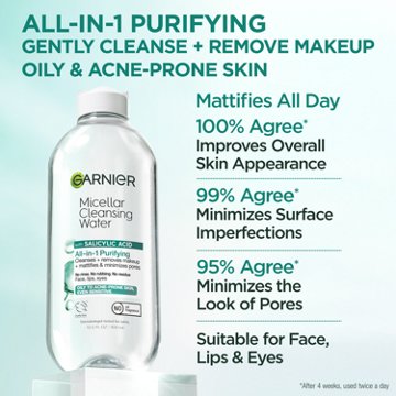 Garnier All-in-1 Salicyclic Acid Purifying Micellar Cleansing Water