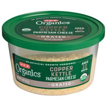 H-E-B Organics Copper Kettle Parmesan Cup - Grated