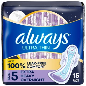 Always Ultra Thin Pads with Wings - Extra Heavy, Overnight