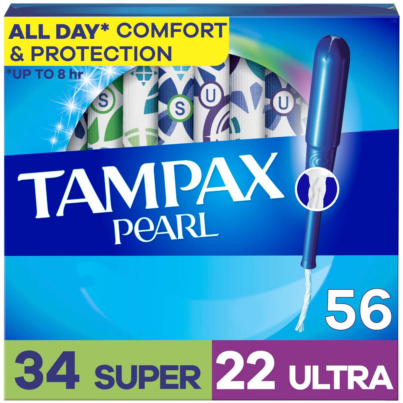 Tampax Pearl Leakguard Protection Tampons - Super & Ultra; image 1 of 3