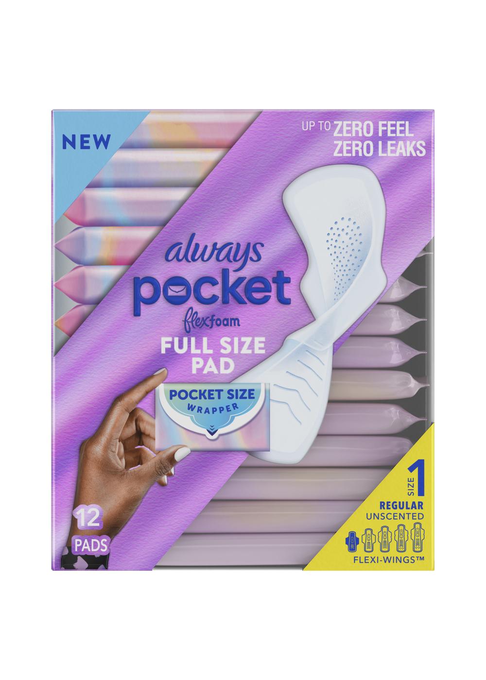 Always Pocket Flexfoam Pads with Wings - Regular; image 1 of 2