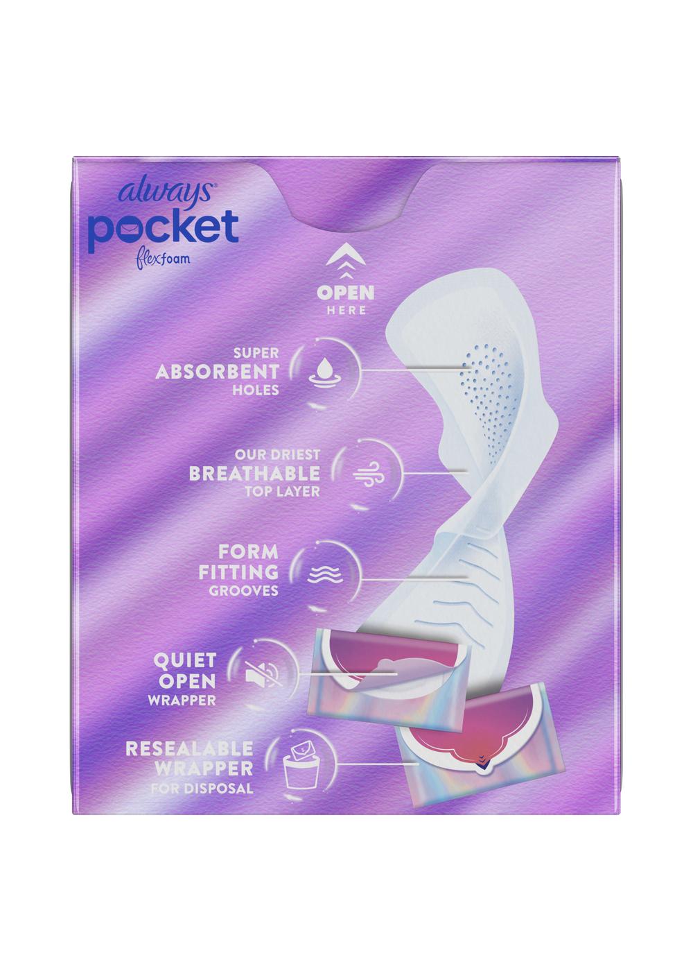 Always Pocket Flexfoam Pads with Wings - Regular; image 2 of 2