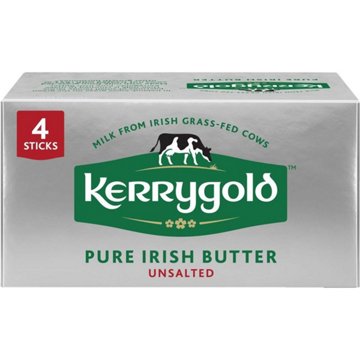 Kerrygold Unsalted Pure Irish Butter Sticks, 4 ct