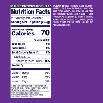 Welch's Juicefuls Fusions Fruit Snacks Value Pack, 20 ct