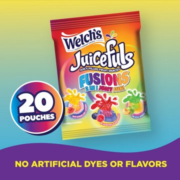 Welch's Juicefuls Fusions Fruit Snacks Value Pack, 20 ct