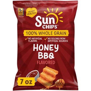 SUNCHIPS Honey BBQ Flavored Whole Grain Snacks