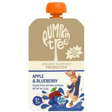 Pumpkin Tree Organics Super Oats & Seeds Apple & Blueberry Fruit Puree