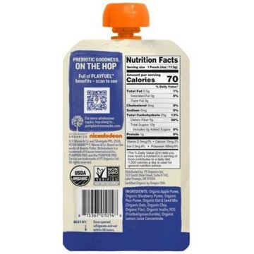 Pumpkin Tree Organics Super Oats & Seeds Apple & Blueberry Fruit Puree