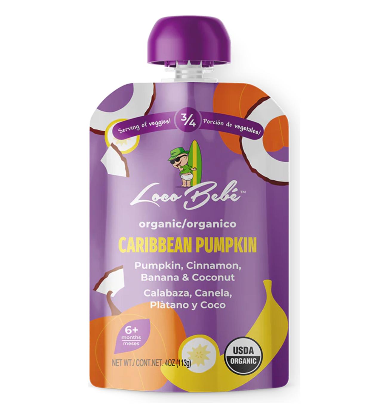 Loco Bebe Organic Baby Food Purée - Caribbean Pumpkin; image 1 of 9