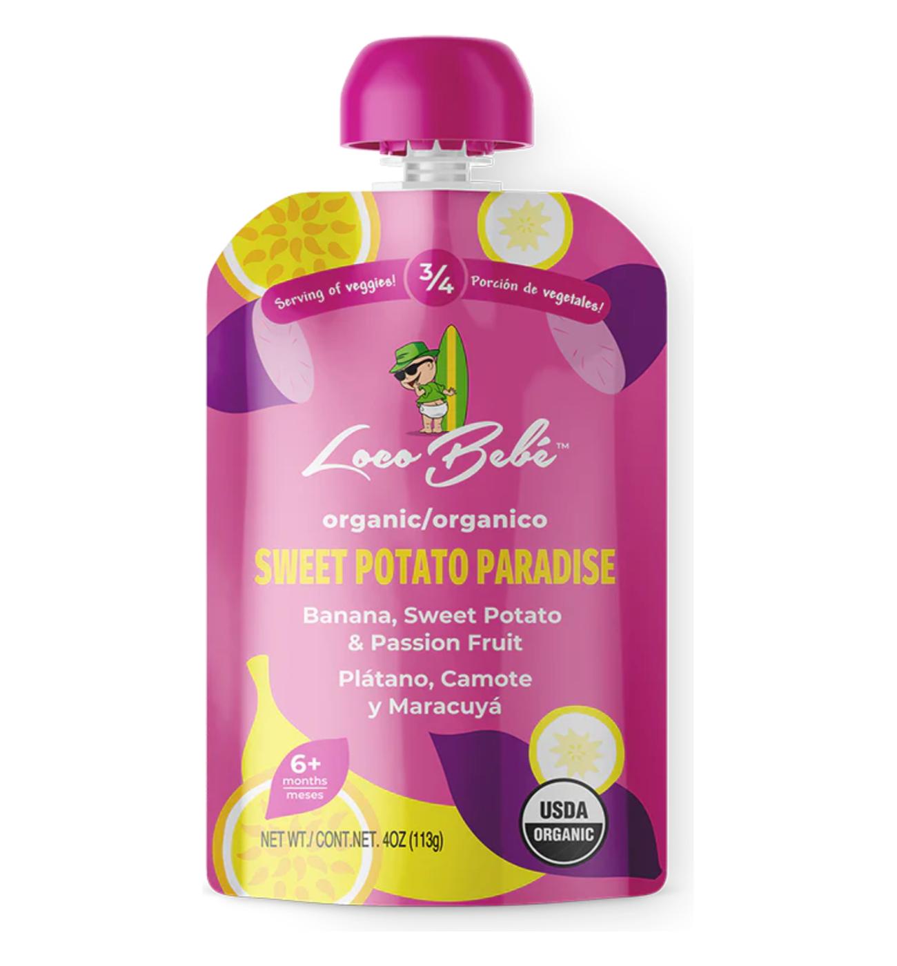 Loco Bebe Organic Baby Food Purée - Sweet Potato Paradise; image 1 of 9
