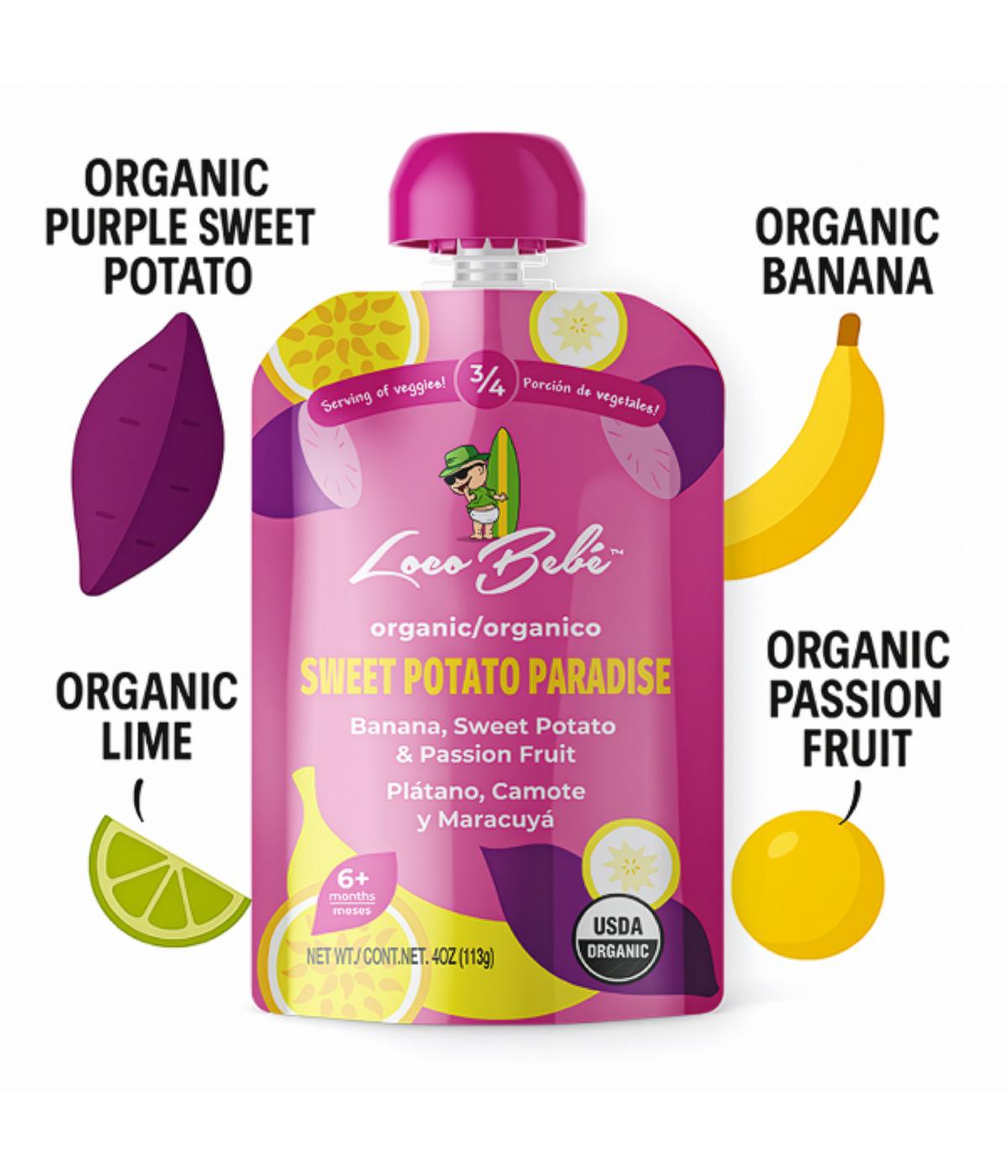 Loco Bebe Organic Baby Food Purée - Sweet Potato Paradise; image 6 of 9