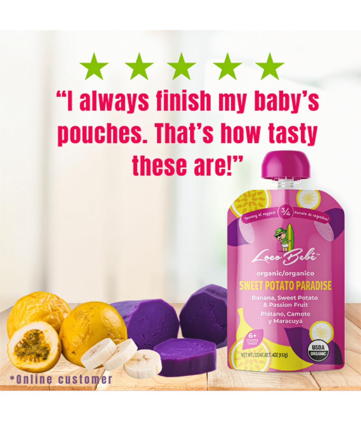 Loco Bebe Organic Baby Food Purée - Sweet Potato Paradise; image 7 of 9