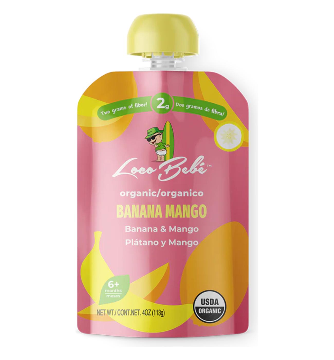 Loco Bebe Organic Baby Food Purée - Banana Mango; image 1 of 9