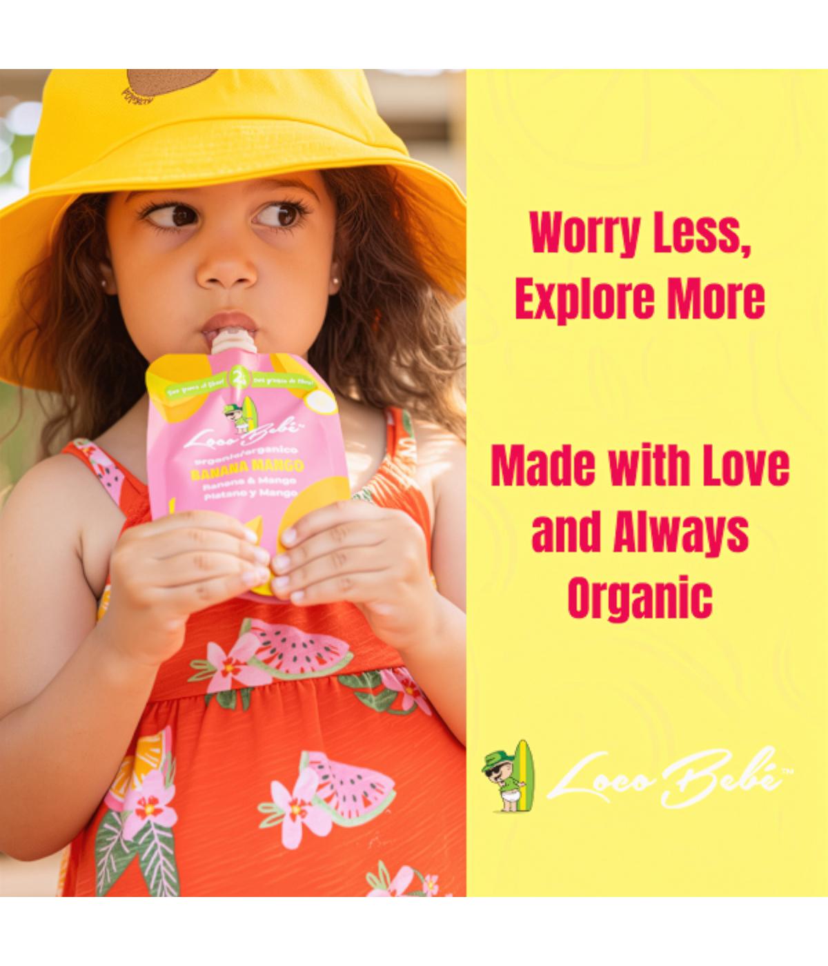 Loco Bebe Organic Baby Food Purée - Banana Mango; image 4 of 9