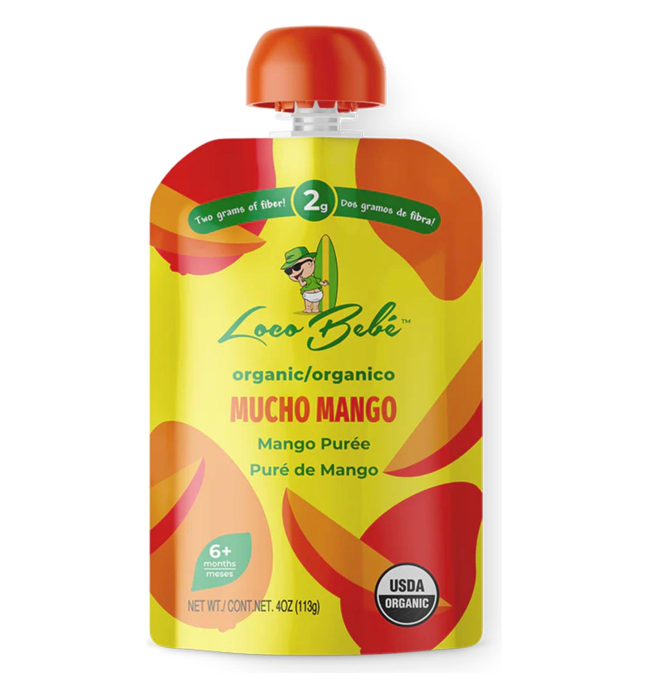 Loco Bebe Organic Baby Food Purée - Mucho Mango; image 1 of 5