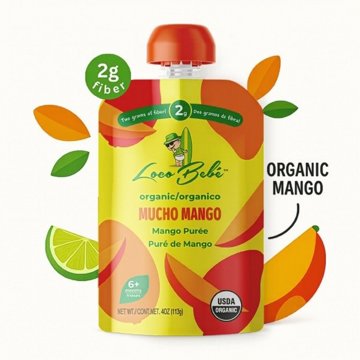 Loco Bebe Organic Baby Food Purée - Mucho Mango, 4 oz