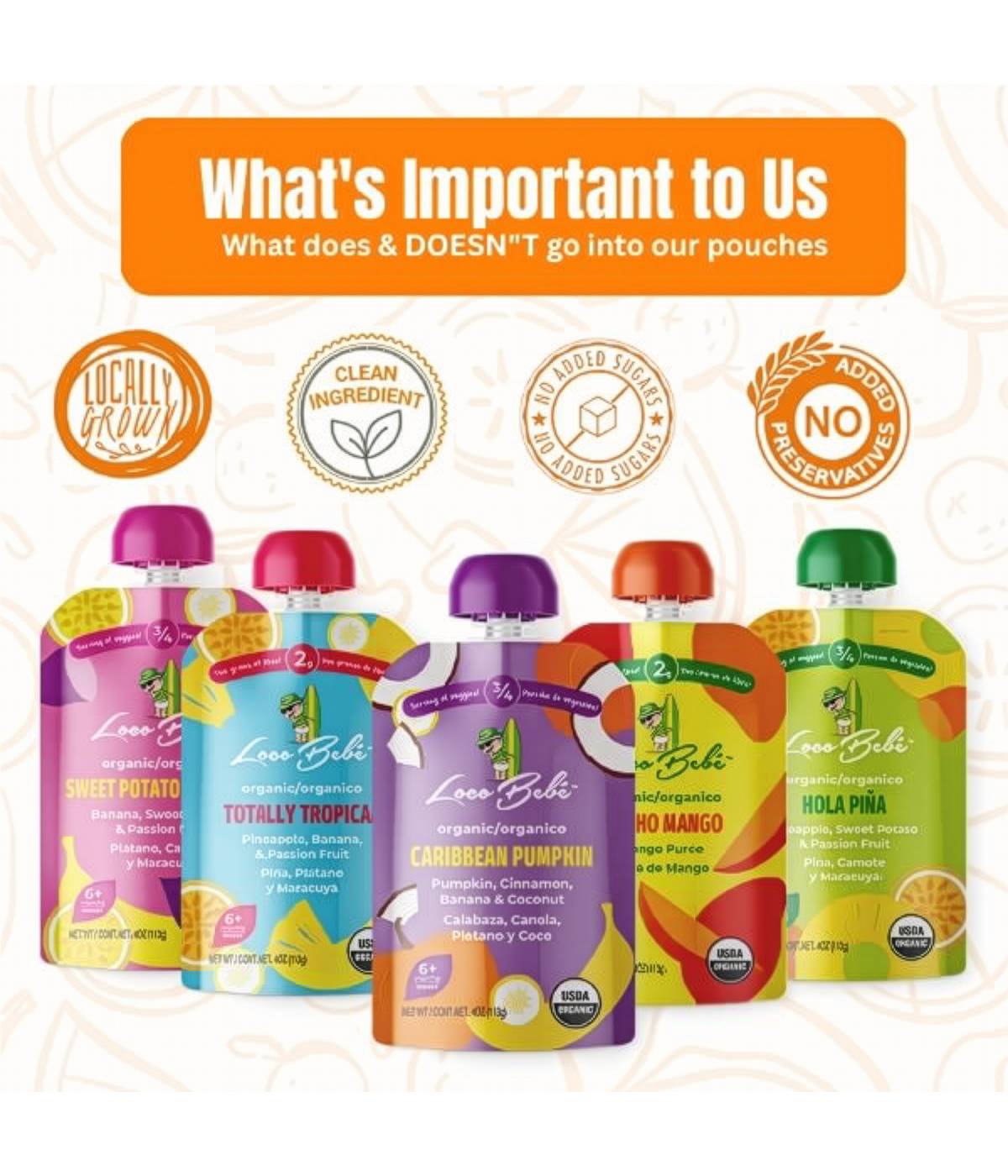 Loco Bebe Organic Baby Food Purée - Mucho Mango; image 3 of 5