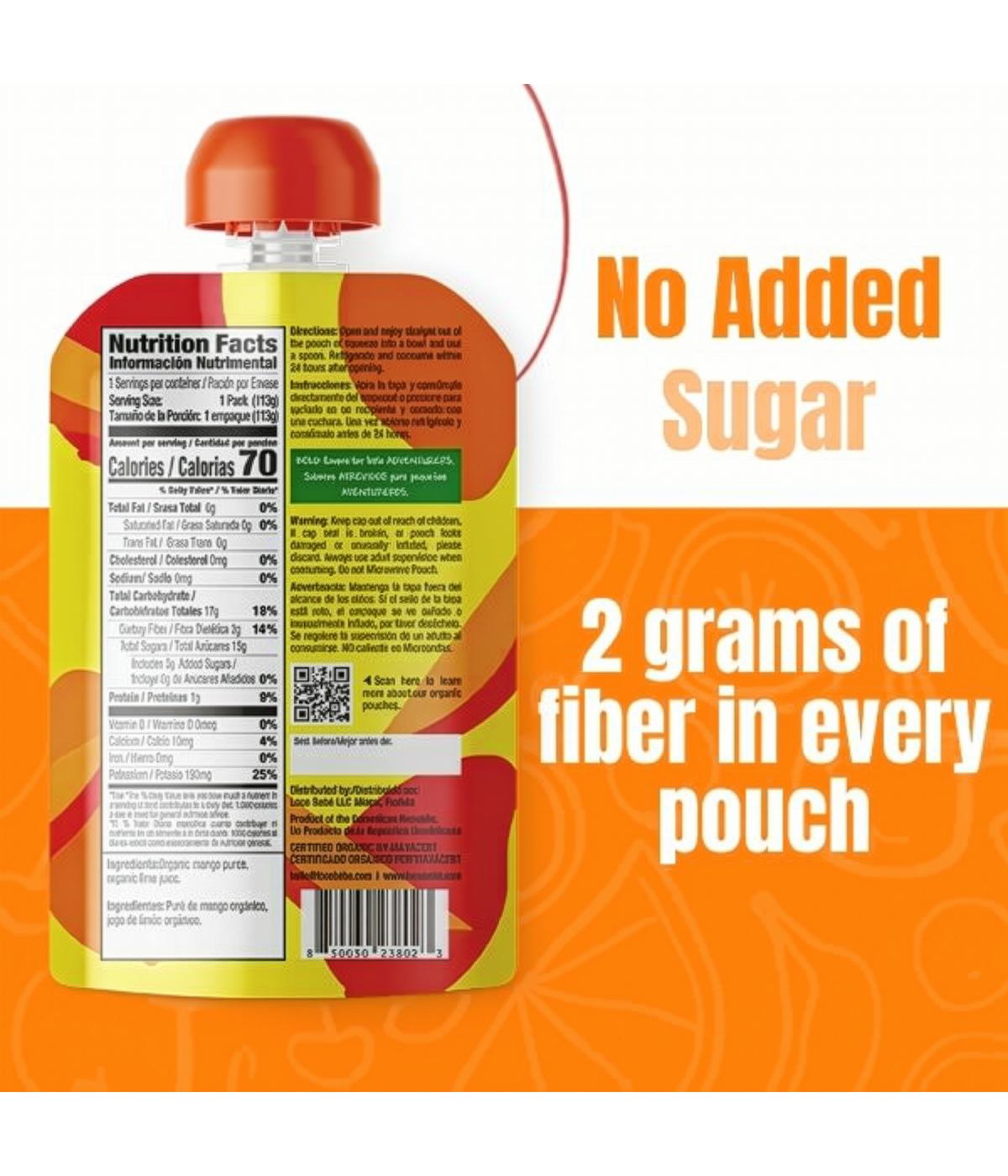 Loco Bebe Organic Baby Food Purée - Mucho Mango; image 4 of 5